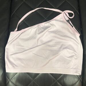 Fashion Nova Light Pink One-Shoulder Bandeau